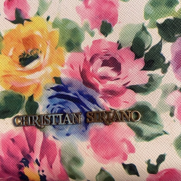 Christian Siriano Floral 🌸Crossbody/Handbag W/Matching Wallet.NWT🔺FIRM🔺 - Picture 2 of 13
